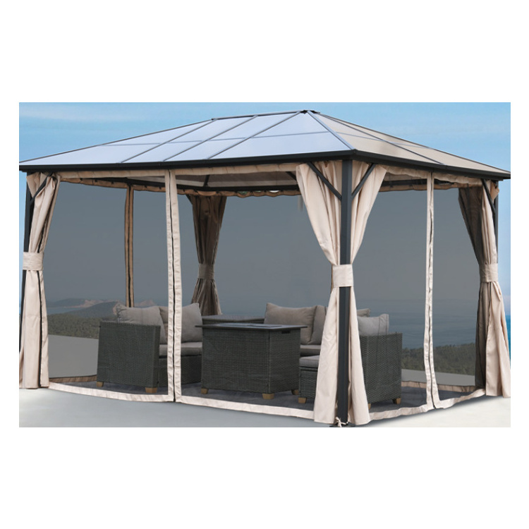 Removable Outdoor Hanging Gazebo Mosquito Net Screen Curtain