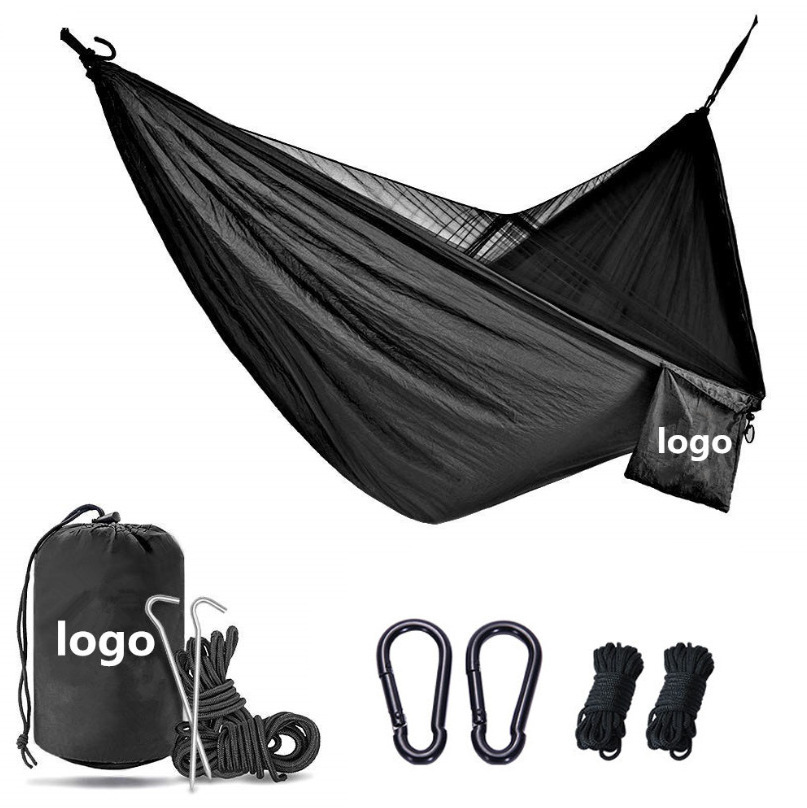 Hot Sale-Hammock with Mosquito Net-Portable camping hammock tree tent double hammock with mosquito net and rain cover