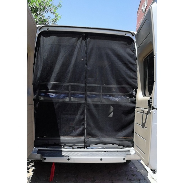 Van Mosquito Net Mesh Magnetic Seams Rear Door Screen for Vans RV SUV MPV