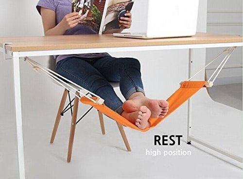 Portable Feet Hammock Adjustable Under Desk Footrest Office  hammock