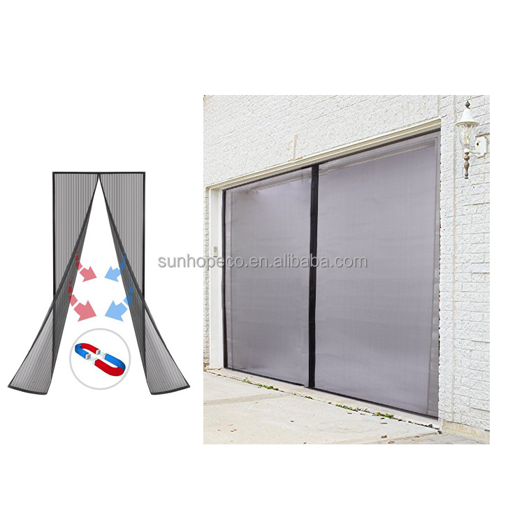 Hands-free Mosquito Net Screen Garage Door Curtains