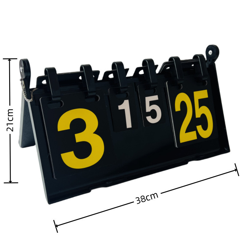 High Quality Plastic Scoreboard Easy to Fold For Table Tennis Basketball Badminton Football Volleyball Score Board