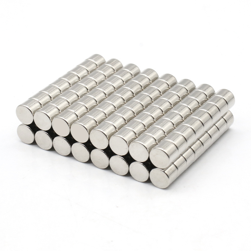 6*5mm China Manufacturer Custom Cheap Price strong neodymium n52 Magnetic Bar Tube Round Cylinder Magnet