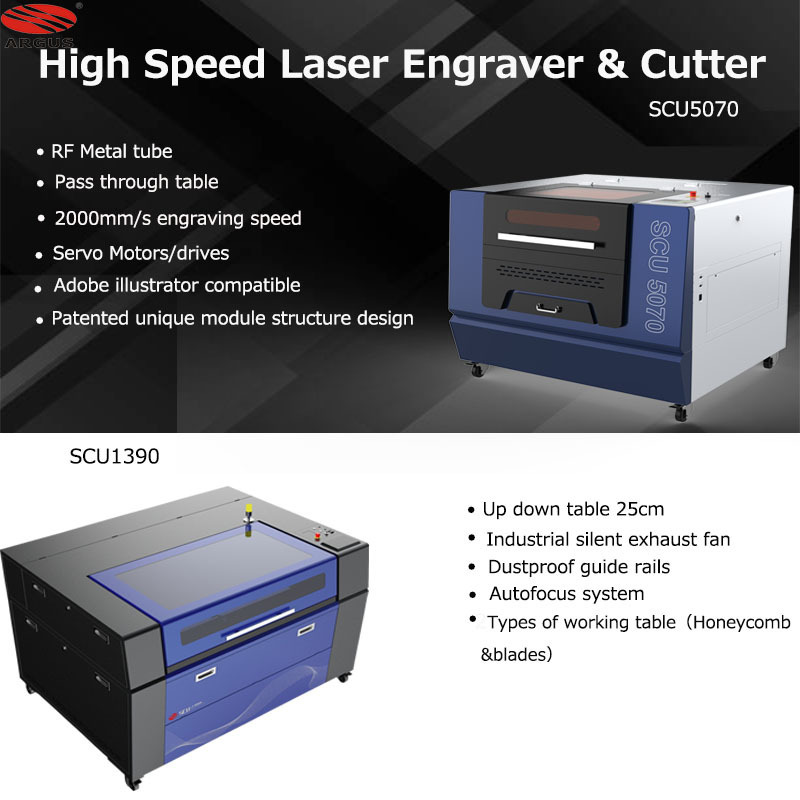 ARGUS Label Co2 Laser Cutting Machine Photo 3D Laser Engraving Machine Plywood Mdf Lazer Engraver Stamp Making Machine 0.025mm