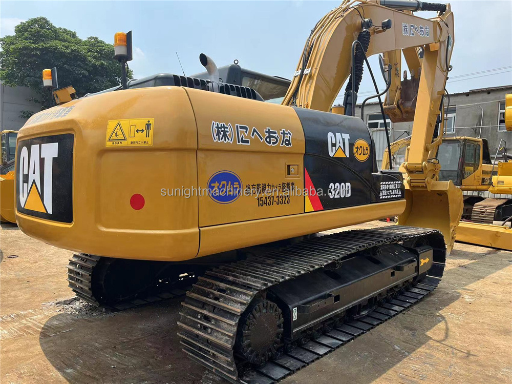 Caterpillar/CAT medium used excavator 20t CAT 320B, 320C, 320D Excavating equipment with 0.8, 1.0, 1.2 cbm bucket Size