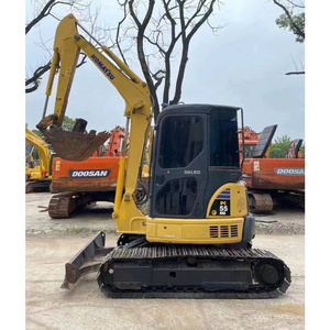 5 ton Mini Crawler Excavator Komatsu PC55MR Garden Excavator with Ditch Bucket and Trench Bucket