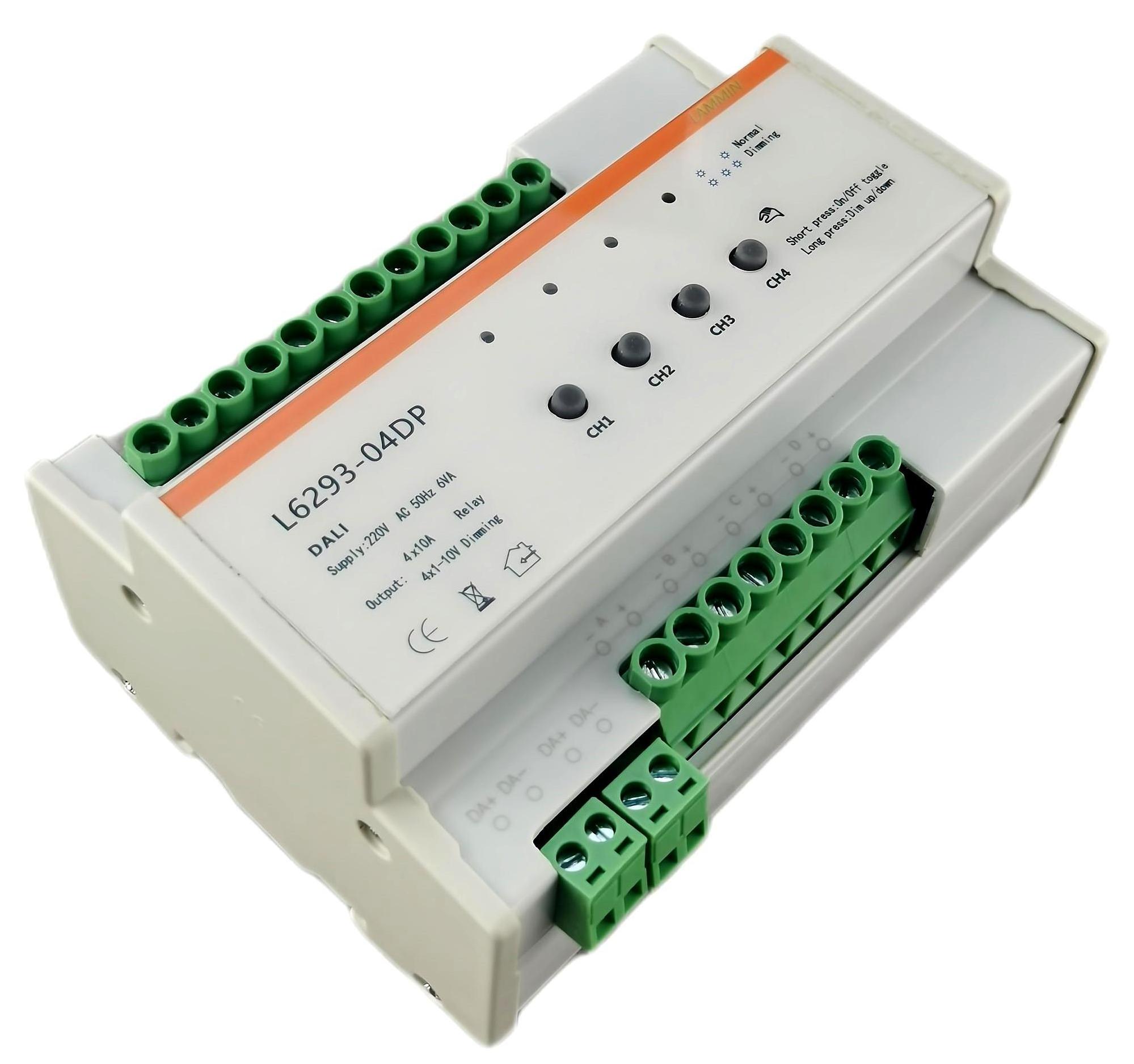 DALI Convert to DC 0/1-10V Dimmer (Relay) L6293-04DP