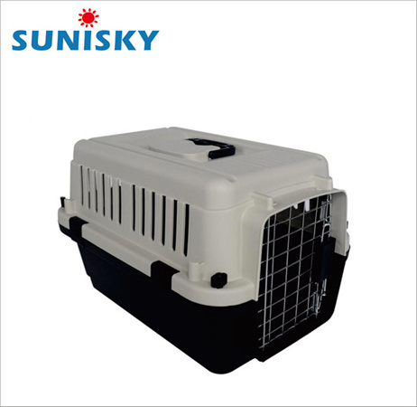 Plastic pet carrier dog cage cat house HC013A-L50, non-toxic and pollution-free, suitable for household use