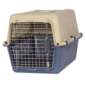 Plastic pet carrier dog cage cat house HC013A-L50, non-toxic and pollution-free, suitable for household use