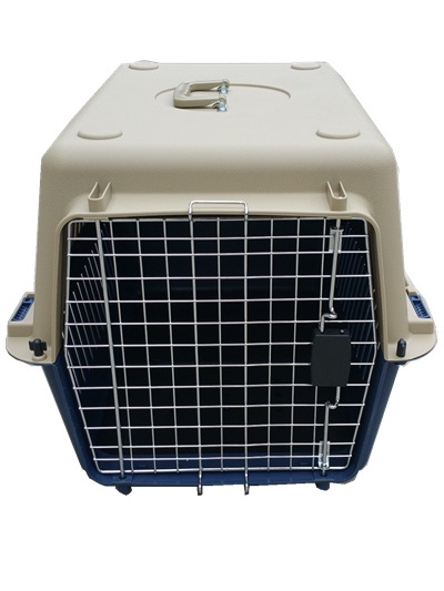 Plastic pet carrier dog cage cat house HC013A-L50, non-toxic and pollution-free, suitable for household use