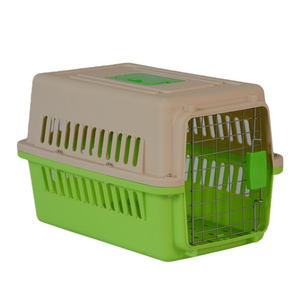 Factory portable bike small pet dog cage carrier with mesh door