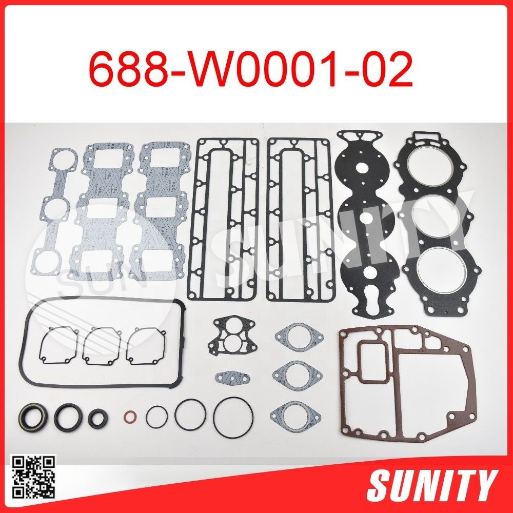 TAIWAN SUNITY Quality Assured OEM 688-W0001-02 POWER HEAD GASKET KIT 75HP -85HP C75TLRS C85TLRS E75MLHV MLHY Outboard Motors