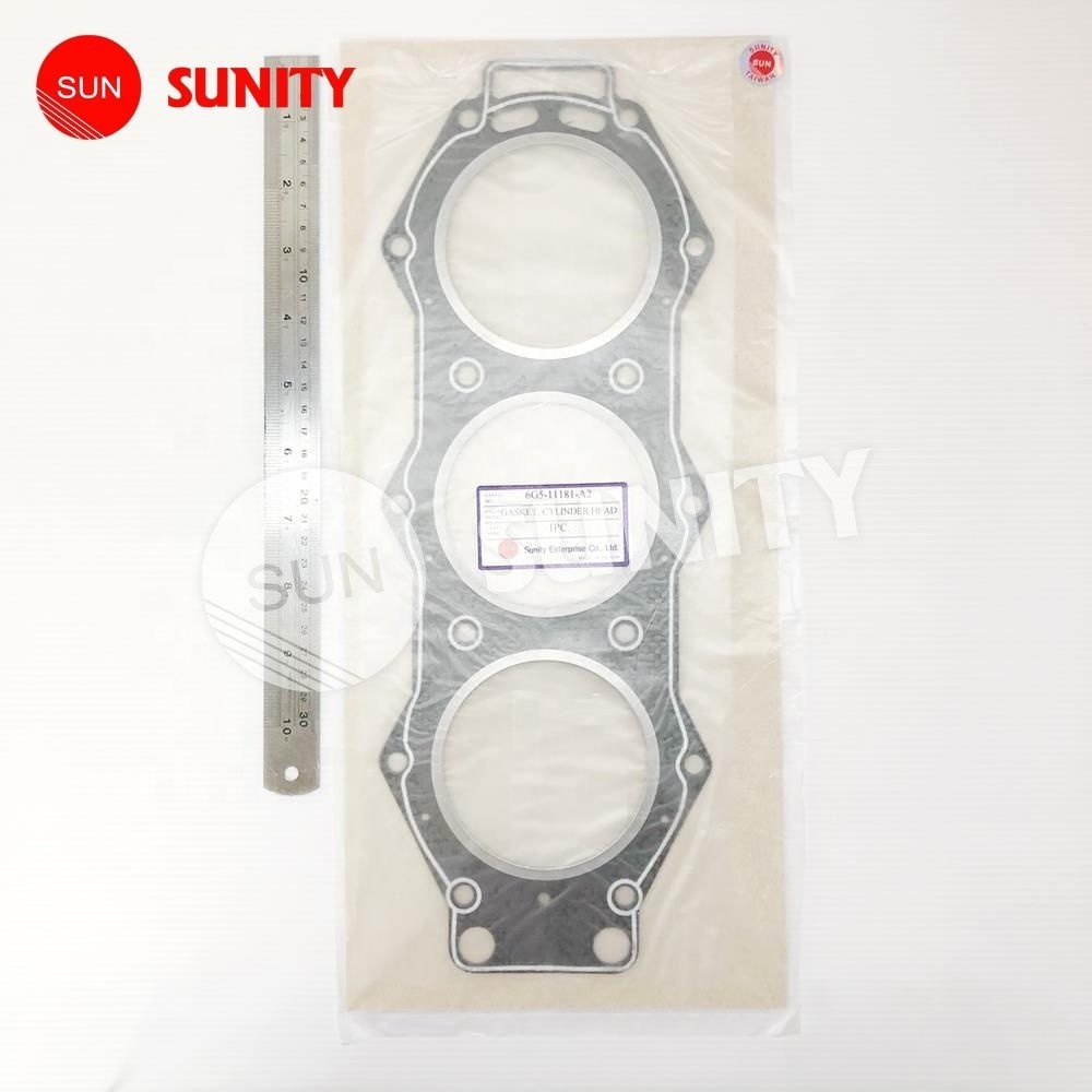 TAIWAN SUNITY high quality ISO9001 OEM 6G5-11181-A2  Gasket Cylinder Head for Yamaha 2stroke 50HP- 70 HP