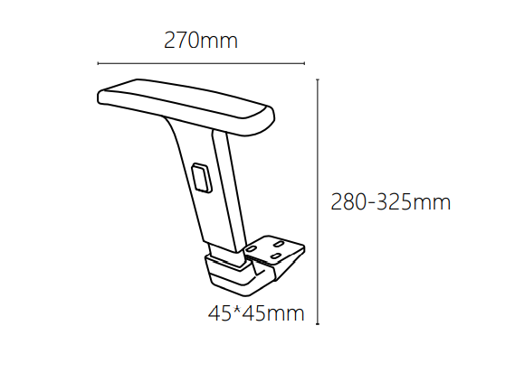 Suniver Adjustable Ergonomic Office Chair Armrest Replacement Parts