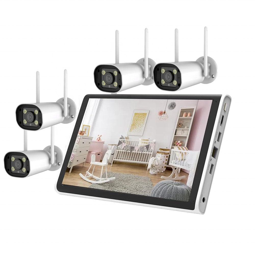 Good Quality Cctv Camera Ip67 4Ch 2Ch Ip Surveillance Itachi Indoor Wireless Lcd Screen Wifi Nvr Kit