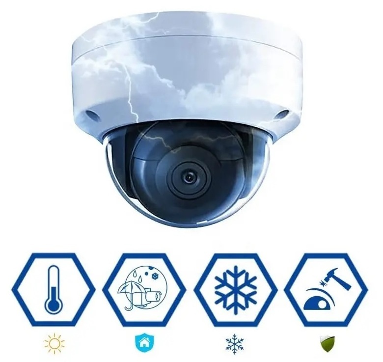 Factory Direct Sale Tuya 5Mp Wholesale Waterproof / Weatherproof Wifi Surveillance Ip Speed Outdoor Ptz Dome Camera