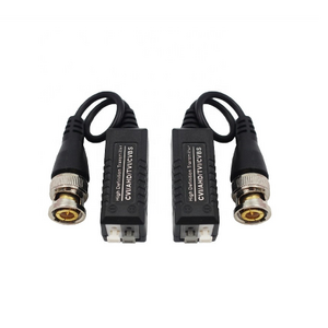 High quality CCTV Business System set UTP CAT5 5E 6 BNC Male video balun passive rj45 video and power balun