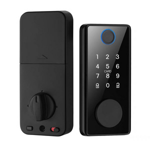 Top Fashion Smart Finger Print Digital Door Key Front Tuya Outdoor Lock