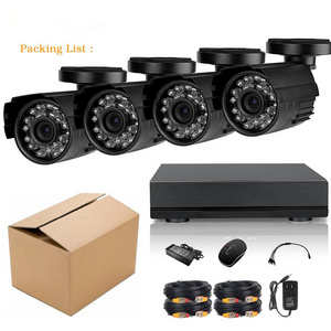 4CH 1080N AHD DVR Security Camera System Home Video Surveillance with AHD 720P Outdoor 1080P CE FCC Rohs Night Version 1/3" CMOS