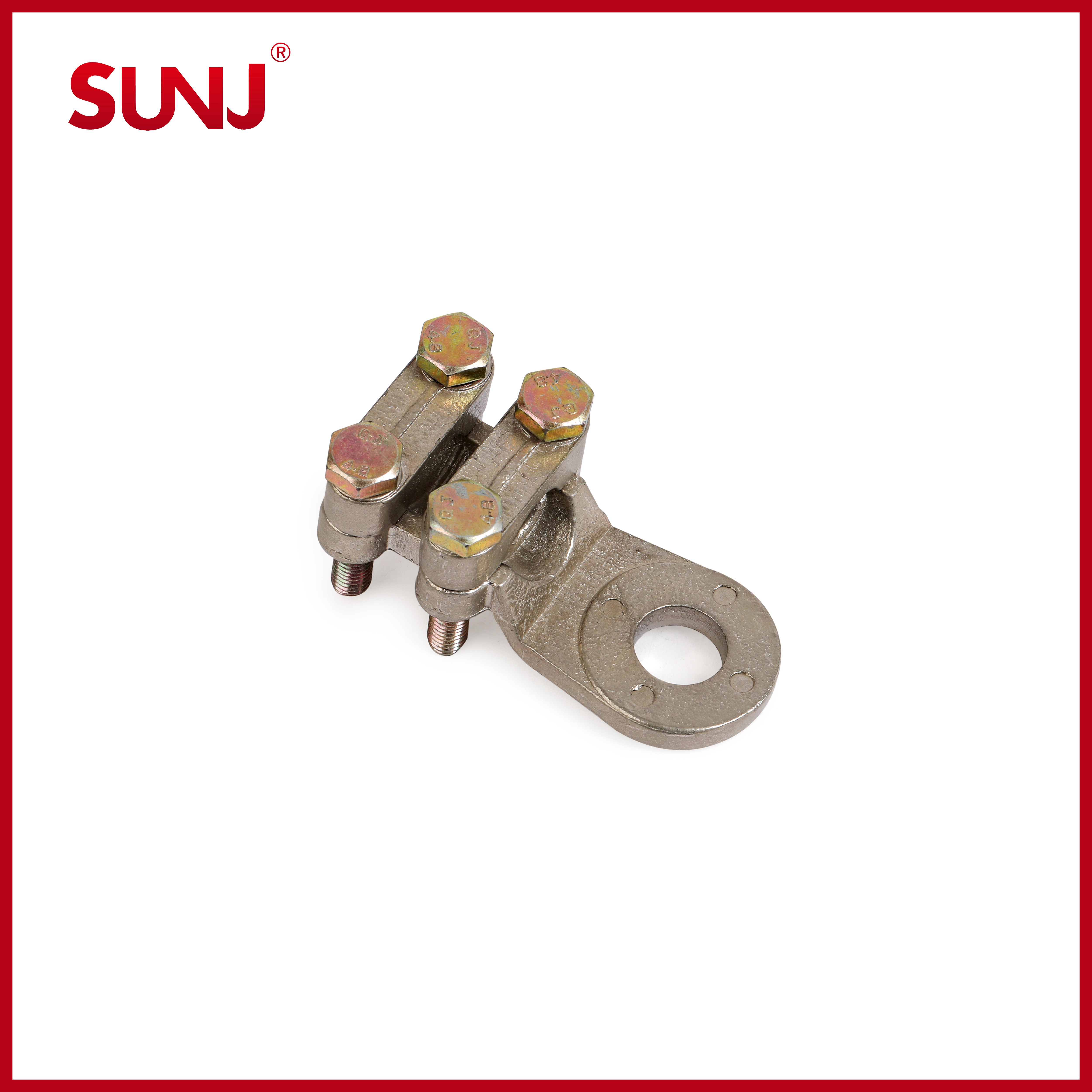 WCJC Series Type Brass Wire Connecting Bolted Copper Brass Lugs Joint Cable Clamps