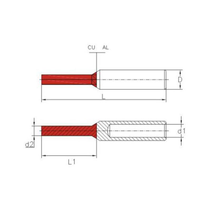 Sunj  GTLZ Series Bimetal Aluminium Copper Pin Sleeves Connectors & Terminals