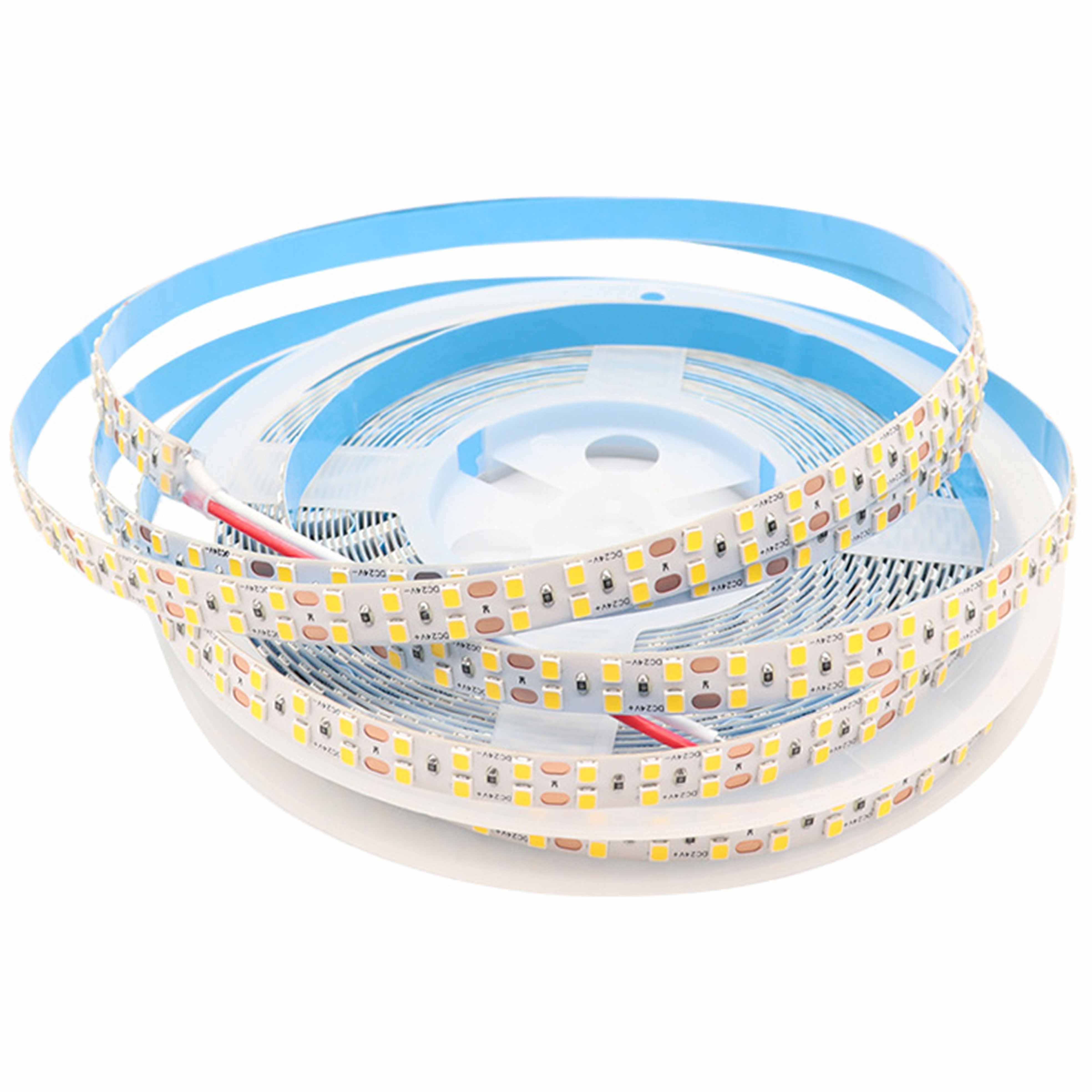 multi-color 2835 12v 24v LED strip brightness CCT dimmable wardrobe cabinet lights indoor home lighting strip light