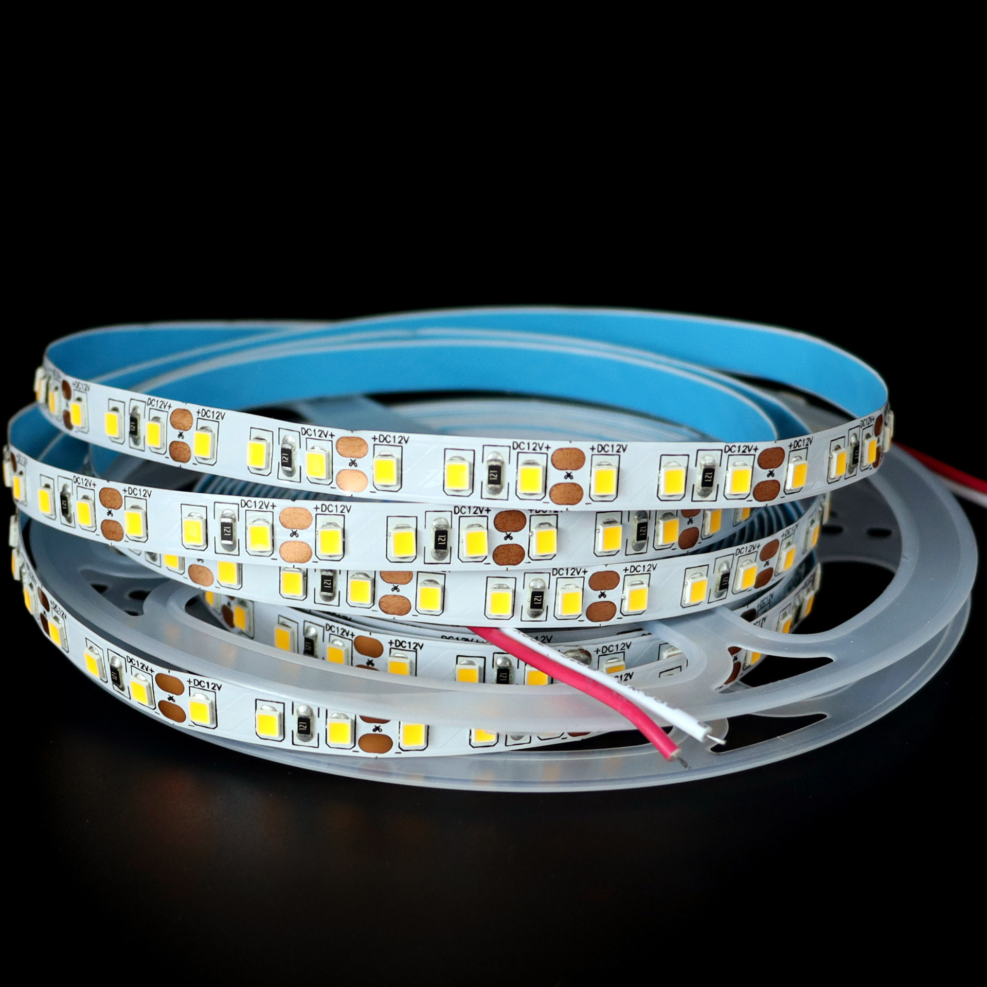 multi-color 2835 12v 24v LED strip brightness CCT dimmable wardrobe cabinet lights indoor home lighting strip light