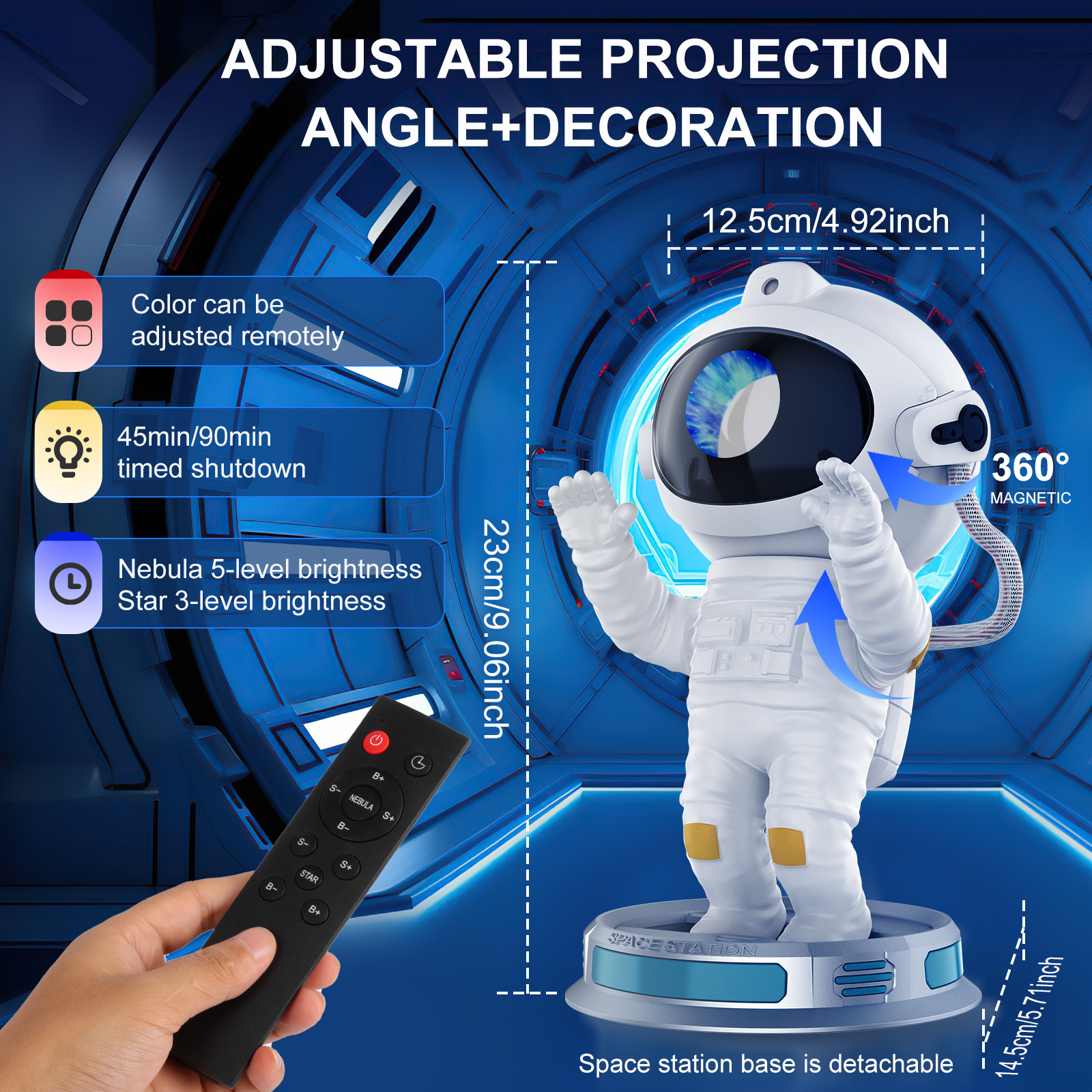 New Product Real Astronaut Galaxy Projector  Lamp Spaceman Star Projector Night Light