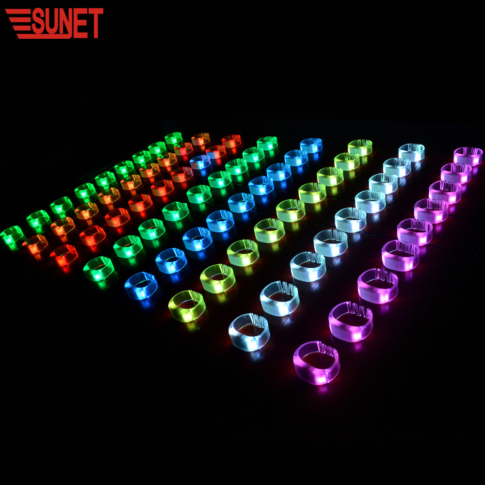 SUNJET B28 New Product More Function RGB Custom Programmable Remote Controlled Flashing Led Silicone Bracelet Light Up Wristband