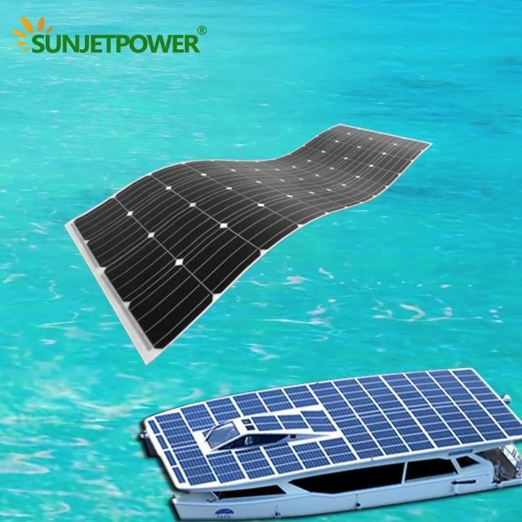 50W Portable Waterproof Foldable Monocrystalline Silicon Flexible Solar Panel