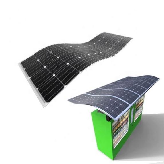 Transparent Adhesive High Efficiency 100W 100Watt Flexible Flex Thin Film Solar Pv Panel