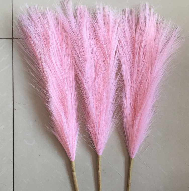 45cm Height 7 Branch Decorative Flowers Bouquet For Home Decoration Artificial Fluffy Tall Pampas Grass