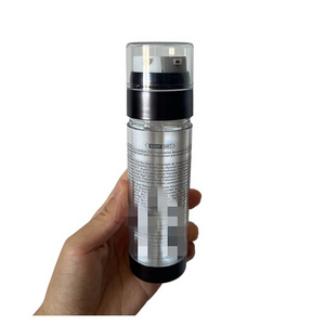 Factory AS double wall luxury cosmetics 50ml dual chamber airless bottle for day&night facial cream ,serum