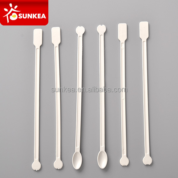 Eco friendly biodegradable PLA plastic coffee stirrer