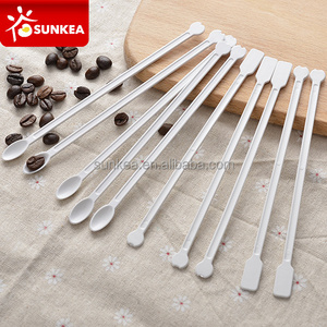 Eco friendly biodegradable PLA plastic coffee stirrer