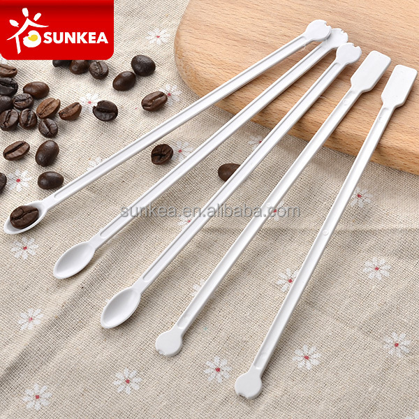 Eco friendly biodegradable PLA plastic coffee stirrer