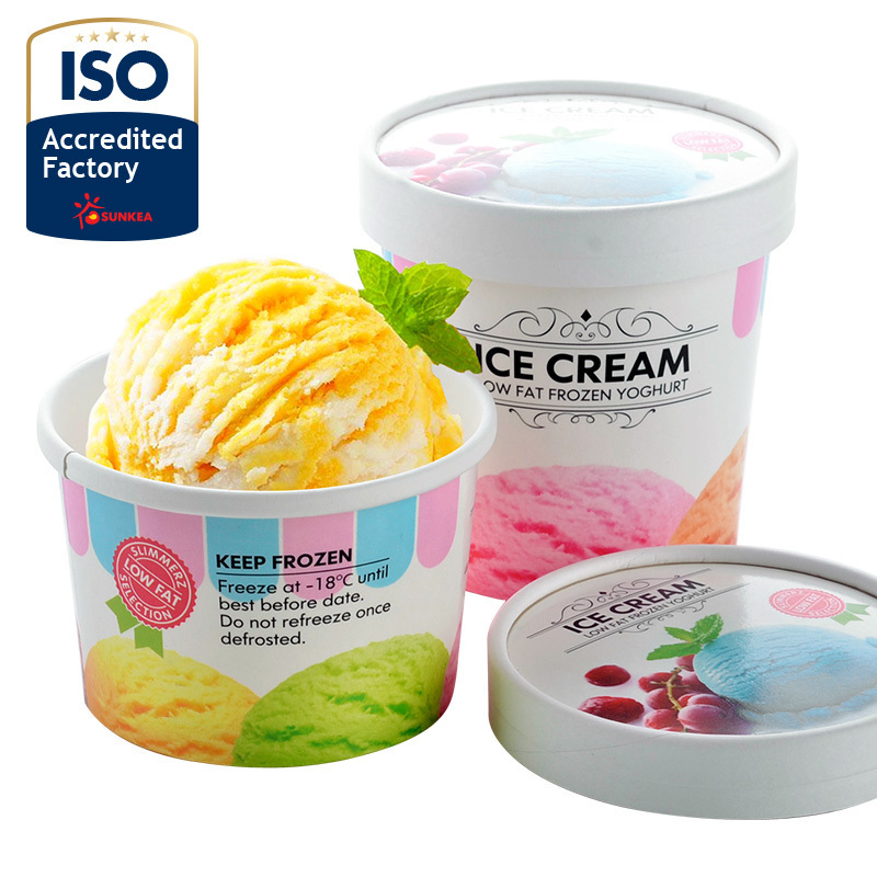 Ice cream cup, paper ice cream packaging, packaging for ice cream