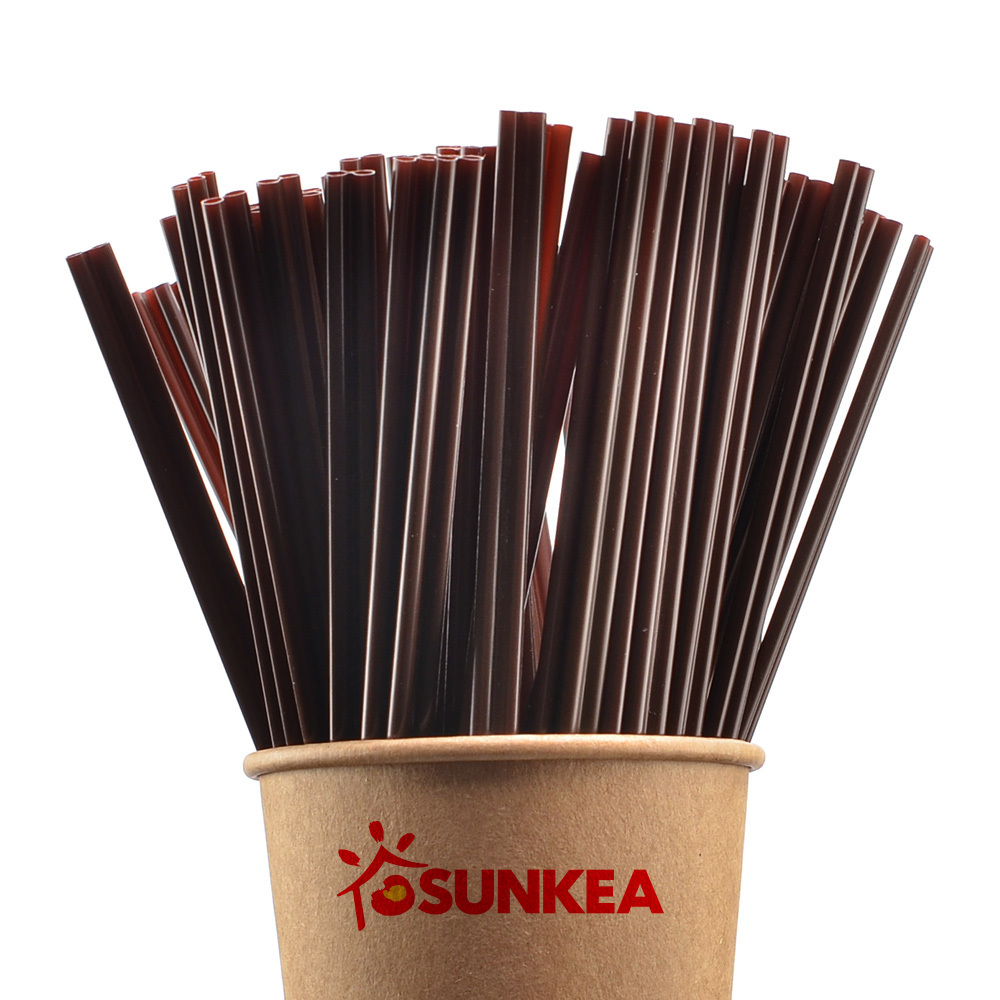 Flexible plastic coffee stir stick