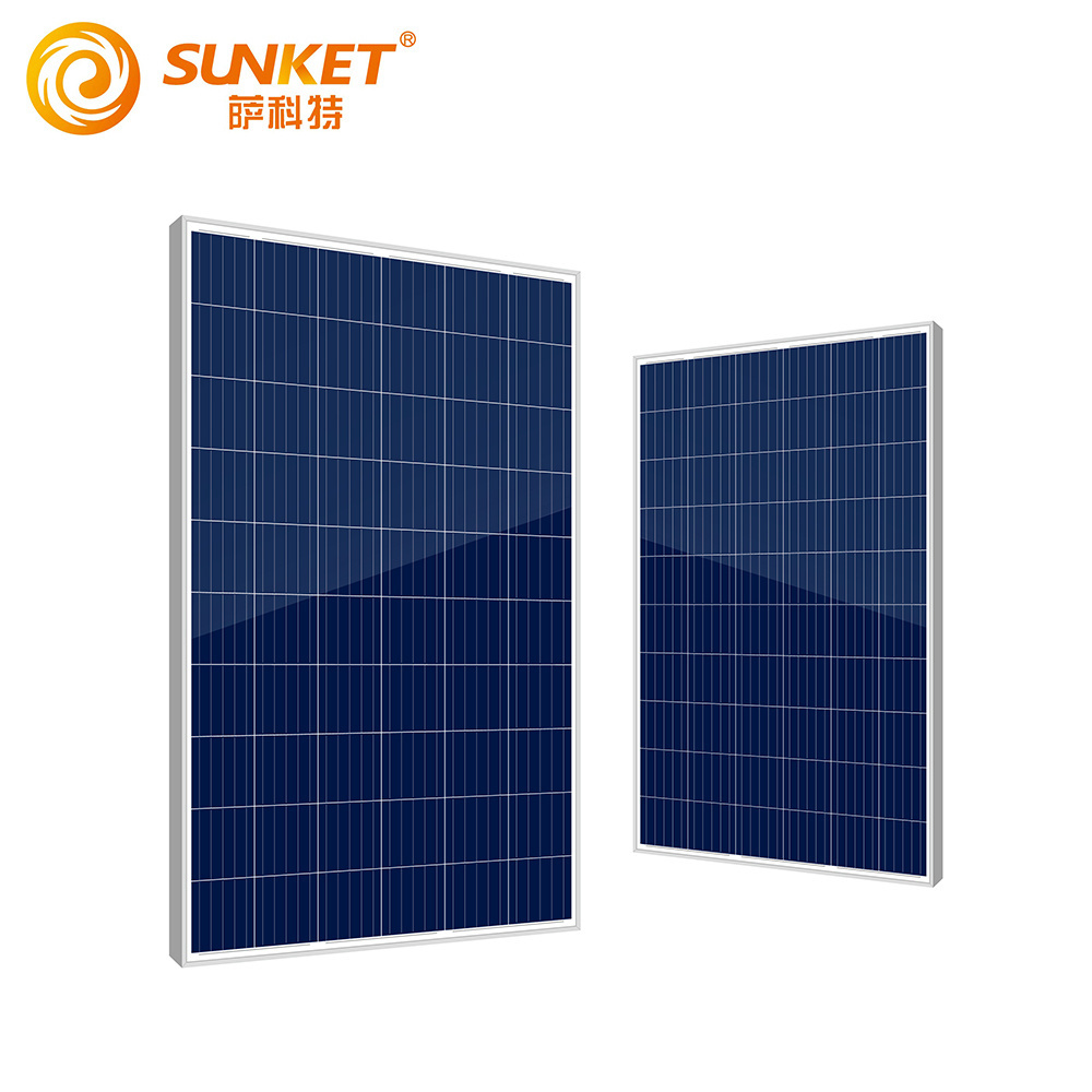 SUNKET Mono and Poly Solar Panel 20w 30w 40W 50 w100W 150W 200 w 250w 260 W 300w