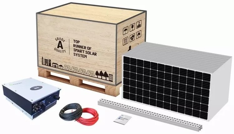 Complete solar system 5kw on grid 10kw solar panel kit residential off grid solar system model with battery and inverter