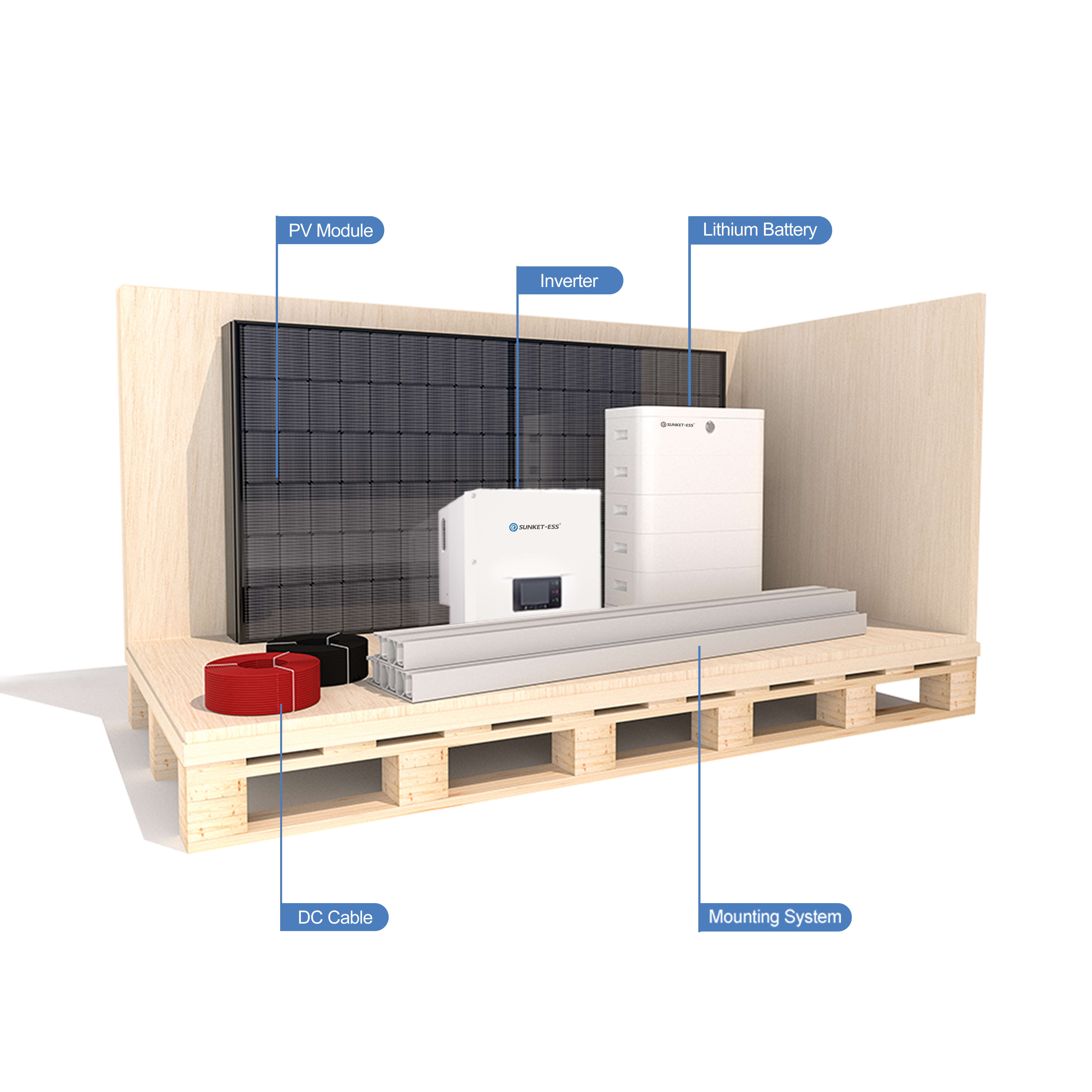 solar panel system 5kw 10kw 15kw 5000w solar photovoltaic system 5kw solar power kit on hybrid grid solar energy system