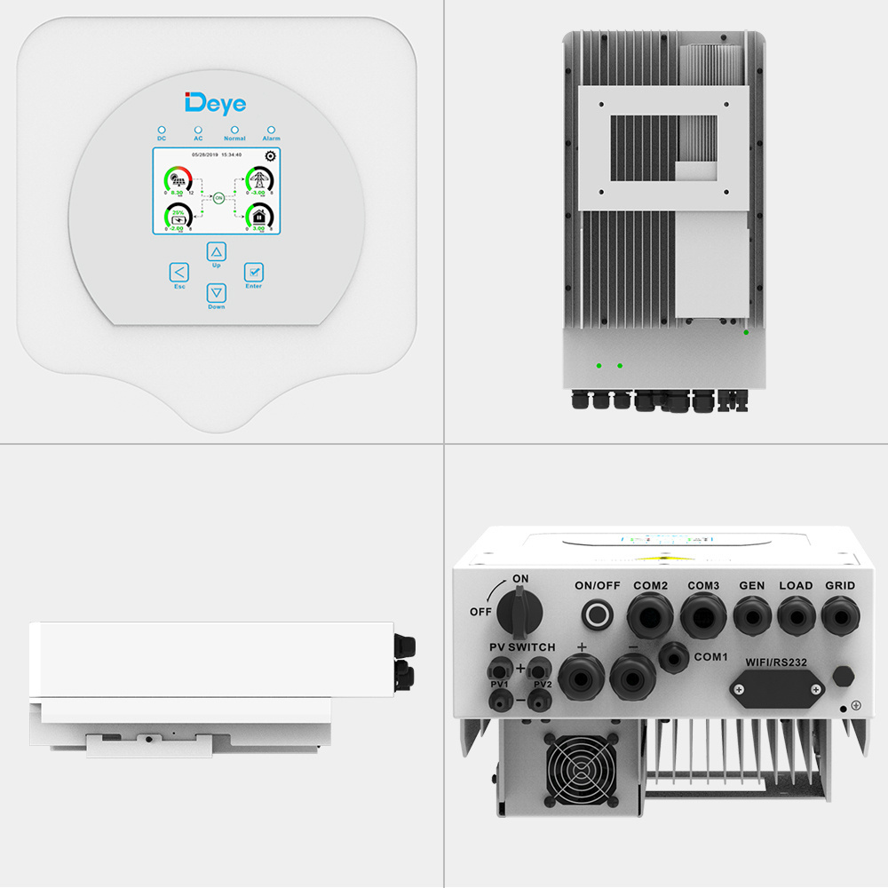 Solax Solis GoodWe Off Grid Hybrid 10Kw 3 Phase Inverter 15 Kw 11Kw Solar Inverter With Mppt