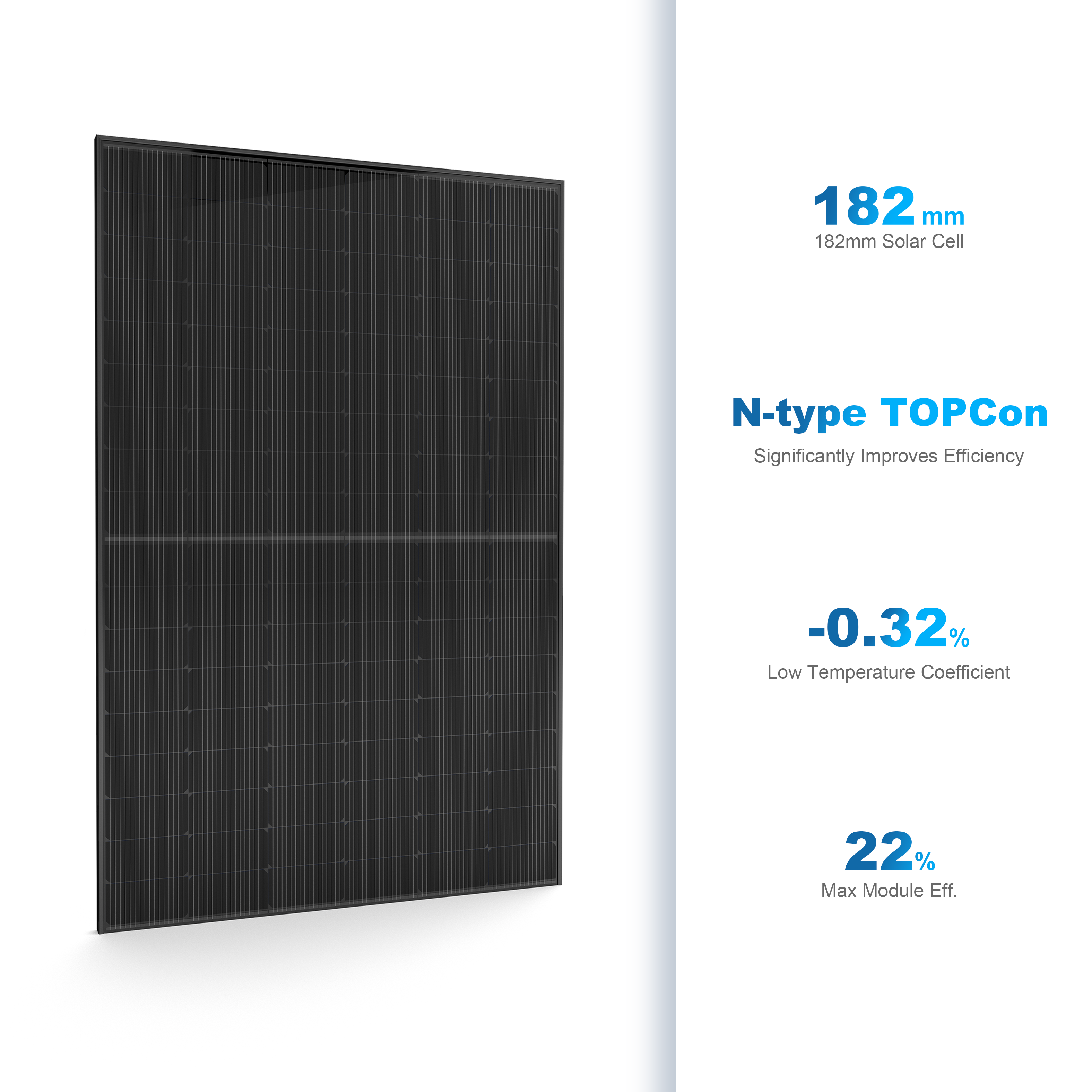 Eu Double Glass Solar Panels 400 watt 410w 430w n type Bifacial Photovoltaic Panel All Black PV Modul Topcon Black Solar Panel