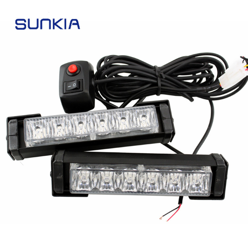 LED Strobe Flashing Tow Truck light LED rechargeable Strobe Dash Emergency vehicle strobe Flashing Warning Light