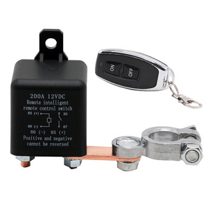 Integrated Wireless Remote Control Disconnect Cut Off Isolator Master Switch 12V 120A 200A Universal Battery On/Off Switch Relay