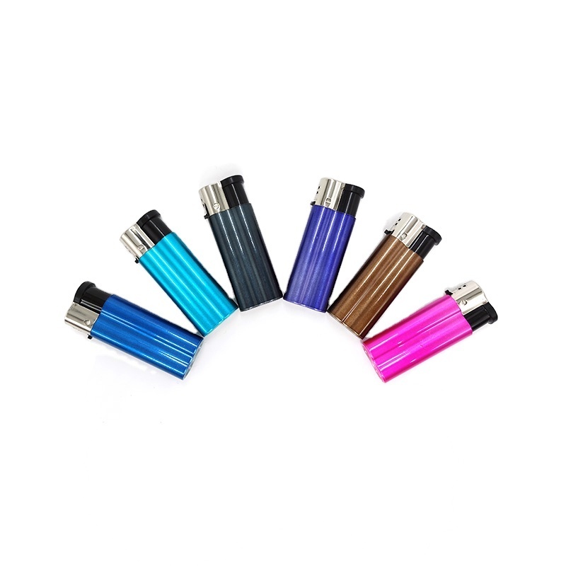 2024 new product Metal jet lighter High Quality Electronic Windproof Gas cigarette lighter jet flame gas lighter