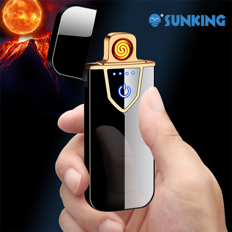 Top Quality Charging Heating Coil Lighter Mini Flameless Cigarette Usb Lighter Arc