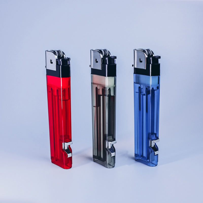 Plastic Flint lighter disposable Jumbo lighters for man classical gas lighter with bottle opener