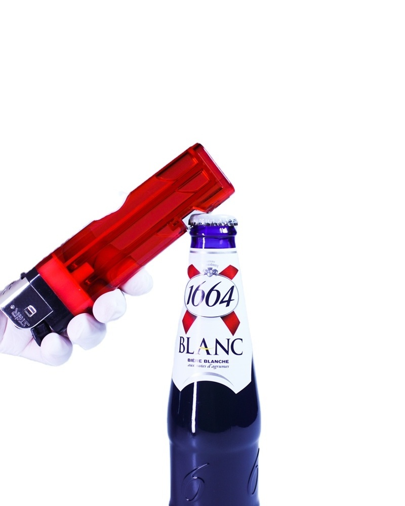 Plastic Flint lighter disposable Jumbo lighters for man classical gas lighter with bottle opener