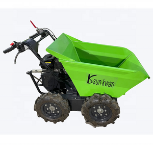 wholesale self-loading mini crawler dumper 4x4 truck 500kg manufacture power three wheels electric wheelbarrow kit